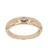 18ct Yellow Gold 0.05ct Diamond Signet Ring