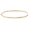 9ct Yellow Gold Patterned Hinged Bangle