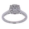 9ct White Gold 0.50ct Diamond Cluster Ring