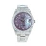 Rolex Custom Oyster Perpetual Date Pre Owned Watch Ref 15210