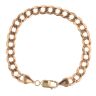 9ct Yellow Gold Curb Bracelet 8"