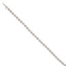 14ct White Gold 6.25ct Diamond Tennis Bracelet 7"