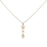 9ct Yellow Gold Cubic Zirconia Welsh Feathers Love Spoon Pendant and Chain 16"
