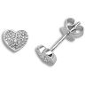 18ct White Gold 0.10ct Diamond Earrings