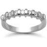 9ct White Gold 0.40ct Bar Set Ring
