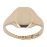 9ct Yellow Gold Plain Signet Ring