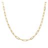 22ct Yellow Gold Staple Fancy Chain 20"