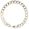 9ct Yellow Gold Curb Bracelet 8"