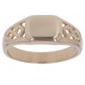 9ct Yellow Gold Patterned Signet Ring