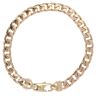 9ct Yellow Gold Curb Bracelet 8.5"