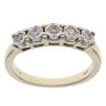 9ct Yellow Gold 0.15ct Diamond Five Stone Ring
