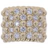 9ct Yellow Gold Cubic Zirconia Keeper Ring