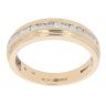 9ct Yellow Gold 0.25ct Brilliant Cut Diamond Half Eternity Ring