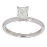 Platinum 1.10ct Radiant Cut Diamond Solitaire Ring