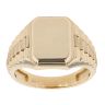 14ct Yellow Gold Octagonal Signet Ring