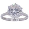 9ct White Gold Cubic Zirconia Single Stone Ring