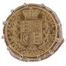 9ct Yellow Gold 1875 Victoria Young Head Australia Full Sovereign Coin Ring