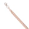 9ct Rose Gold Interlocking Disc Bracelet 7"