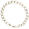 9ct Yellow Gold Curb Bracelet 8.5"