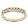 18ct Yellow Gold 0.50ct Brilliant Cut Half Eternity Ring