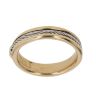 18ct Yellow and White Gold Fancy Twist Ring