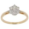 18ct Yellow Gold 0.50ct Brilliant Cut Diamond Cluster Ring
