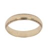 9ct Yellow Gold Patterned Wedding Band 3.7mm