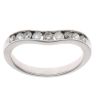 18ct White Gold 0.50ct Brilliant Cut Diamond Wishbone Ring