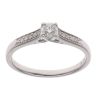 18ct White Gold 0.20ct Brilliant Cut Diamond Solitaire Ring