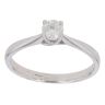 18ct White Gold 0.33ct Brilliant Cut Diamond Solitaire Ring