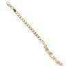9ct Yellow Gold MUM Curb Bracelet 7"
