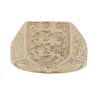 9ct Yellow Gold Three Lions England Shield Ring