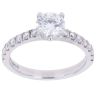 Platinum 1.15ct Brilliant Cut Lab Grown Diamond Solitaire Ring