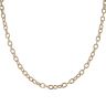 9ct Yellow Gold Belcher T-Bar Heart Chain 16"
