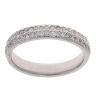 Platinum 0.40ct Brilliant Cut Diamond Half Eternity Ring