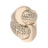 14ct Yellow Gold Patterned Twist Ring