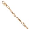 9ct Yellow Gold Fancy Bar Bracelet 8"