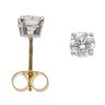 18ct Yellow Gold 0.70ct Brilliant Cut Diamond Stud Earrings