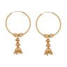 22ct Yellow Gold Chandelier Dropper Hoop Earrings