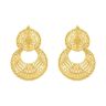 22ct Yellow Gold Filigree Chand Bali