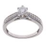 9ct White Gold 0.50ct Brilliant Cut Diamond Solitaire Ring