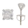 14ct White Gold 1.00ct Brilliant Cut Diamond Stud Earrings