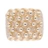 9ct Yellow Gold Heavyweight 5 Row Keeper Ring