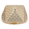 9ct Yellow Gold Pyramid Fancy Ring
