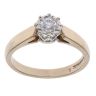 9ct Yellow Gold 0.21ct Brilliant Cut Diamond Solitaire Ring
