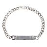 Unique & Co Stainless Steel ID Curb Bracelet 8"