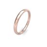 18ct Rose Gold Slight Court Wedding Band 2.5mm