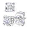 9ct Yellow Gold Diamond Earrings