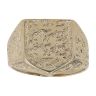 9ct Yellow Gold Three Lions Shield England Ring