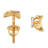 22ct Yellow and White Gold Butterfly Stud Earrings